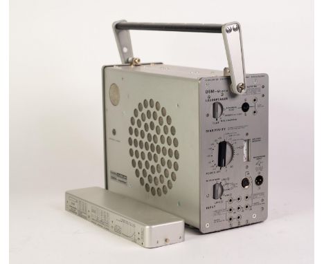 NAGRA KUDELSKI VINTAGE DSM MONITOR, AMPLIFIER LOUDSPEAKER CH 1033 Cheseaux/Lausanne Switzerland, circa 1980s with rechargeabl