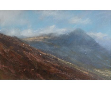 JAMES BARTHOLOMEW (b.1970) PASTEL ?Storm Clearing, Langdales, Lake District? Signed 13? x 20? (33cm x 50.8cm) C/R-image good,