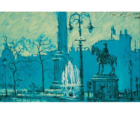 ROLF HARRIS (b.1930) ARTIST SIGNED LIMITED EDITION COLOUR PRINT ?Trafalgar Square?, (60-95), with certificate 11 ¼? x 17 ¼? (