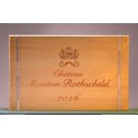 6 Flaschen 2016 Chateau Mouton Rothschild, je 0.75l, orig.