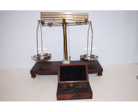 Early set of balance scales by Griffin &amp; Taylor limited London 