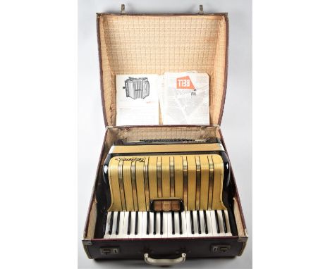 A Vintage Cased Hohner Accordion 