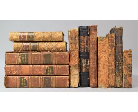 A Collection of Various Bound Books and Poetry Books to Include Dickins, Lays of The Scottish Cavaliers and Other Poems, Jame