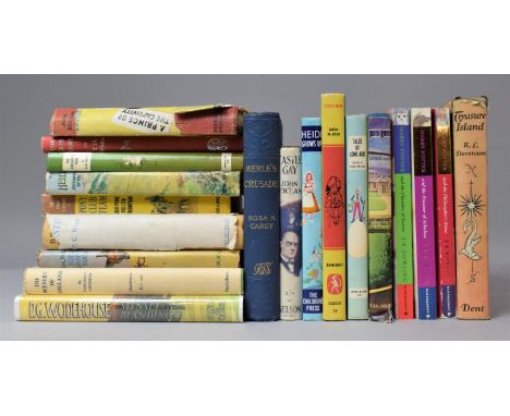 A Collection of Various Vintage and Later Books to Include A Price of The Captive and Castle Gay by John Buchan, Heidi, Littl