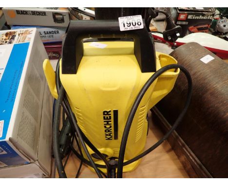 Karcher K2 pressure washer. Not available for in-house P&amp;P, contact Paul O'Hea at Mailboxes on 01925 659133. All electric