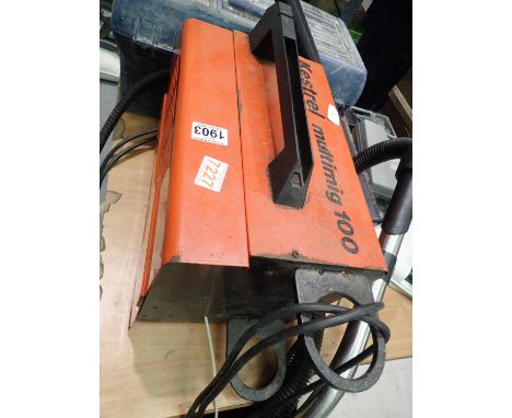 Kestrel multimig 100 mig welder. Not available for in-house P&amp;P, contact Paul O'Hea at Mailboxes on 01925 659133. All ele