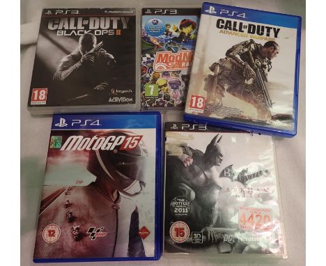 PlayStation 3 &amp; 4 games. P&amp;P Group 1 (£14+VAT for the first lot and £1+VAT for subsequent lots) 
