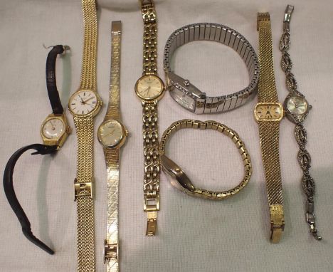 Quantity of ladies wristwatches to include Seiko and Timex. P&amp;P Group 1 (£14+VAT for the first lot and £1+VAT for subsequ