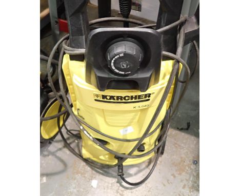 Karcher K3.540 pressure washer. Not available for in-house P&amp;P, contact Paul O'Hea at Mailboxes on 01925 659133. All elec