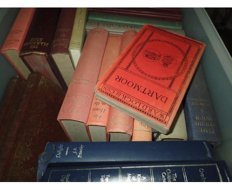Two boxes of mixed vintage hardback books. Not available for in-house P&amp;P, contact Paul O'Hea at Mailboxes on 01925 65913
