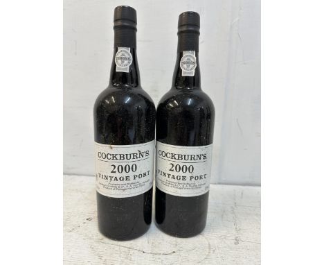 Two bottles of Cockburns vintage Port 2000 