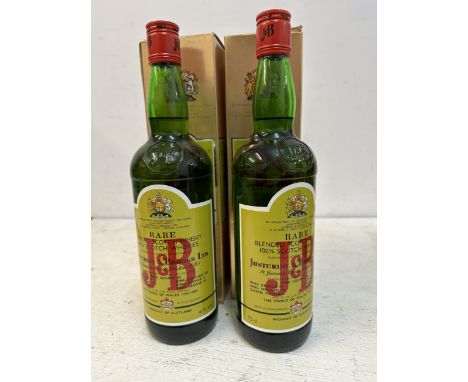 Two boxed bottles of J &amp; B Rare Scotch Whisk, 2 x 75cl 