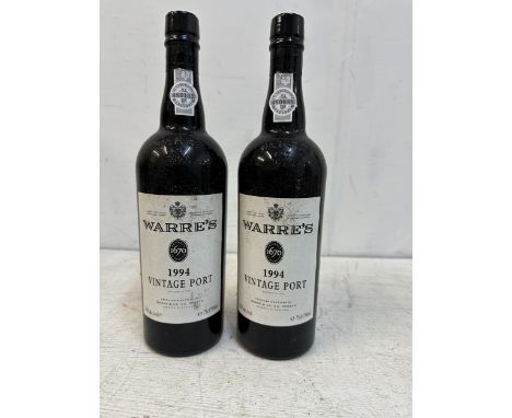 Two bottles of Warres vintage Port 1994 