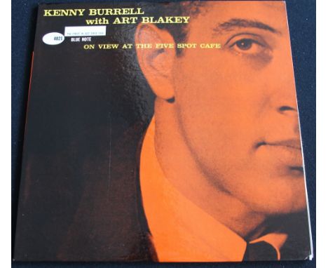 KENNY BURRELL - ON VIEW AT THE FIVE SPOT CAFÉ - Lovely 1st US pressing of Kenny Burrell with Art Blakey - On View At The Five