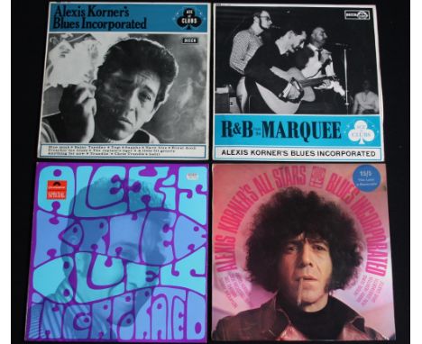 ALEXIS KORNER'S BLUES INCORPORATED - Lovely collection of 4 x original title LP's. Titles are R & B From The Marquee 1st Decc