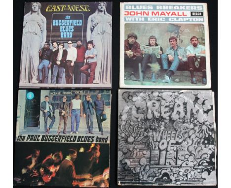 BLUES - Collection of 4 x original title LP's. Titles are John Mayall/Eric Clapton - Blues Breakers 1st Decca ffrr mono press