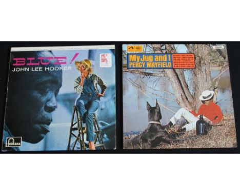 PERCY MAYFIELD/JOHN LEE HOOKER - 2 x original 1st pressing LP's. Titles are Percy Mayfield - My Jug And I (original red/black