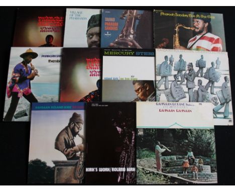 PHAROAH SANDERS/ROLAND KIRK - Collection of 22 x LP's (9 x Sanders, 13 x Kirk) to include original pressings as well as Japan