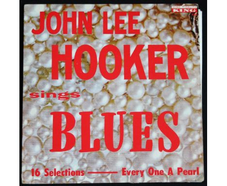 JOHN LEE HOOKER - SINGS BLUES - A ultra rare original 1st US pressing of John Lee Hooker's 1960 LP "Sings Blues" (KING 727). 