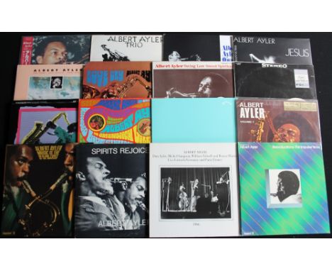 ALBERT AYLER - Collection of 16 x original title LP's to include Japanese pressings. Titles to include Spiritual Unity (UK pr