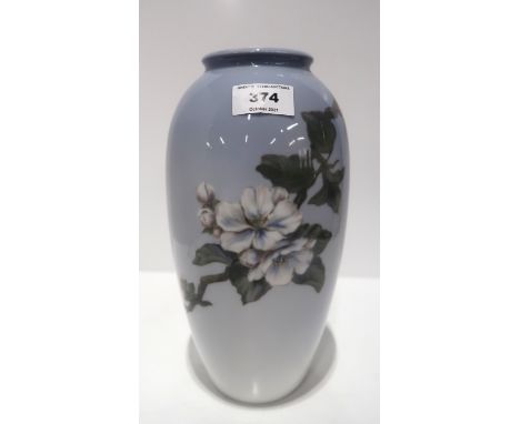 Vase / Lampe Art Nouveau – Royal Copenhagen – N°376 / 11 – Porcelaine Danoise