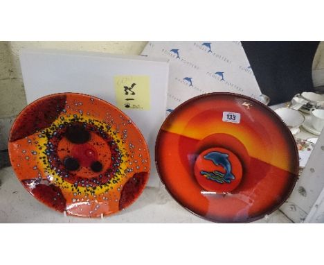 A Poole Pottery Final Quay Edition bowl (with original box) together with a Limited Edition 'Alignment of the Planets' bowl w