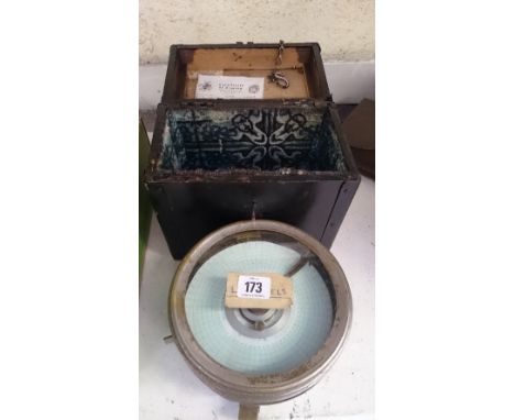 A Pigeon timing clock in original box.