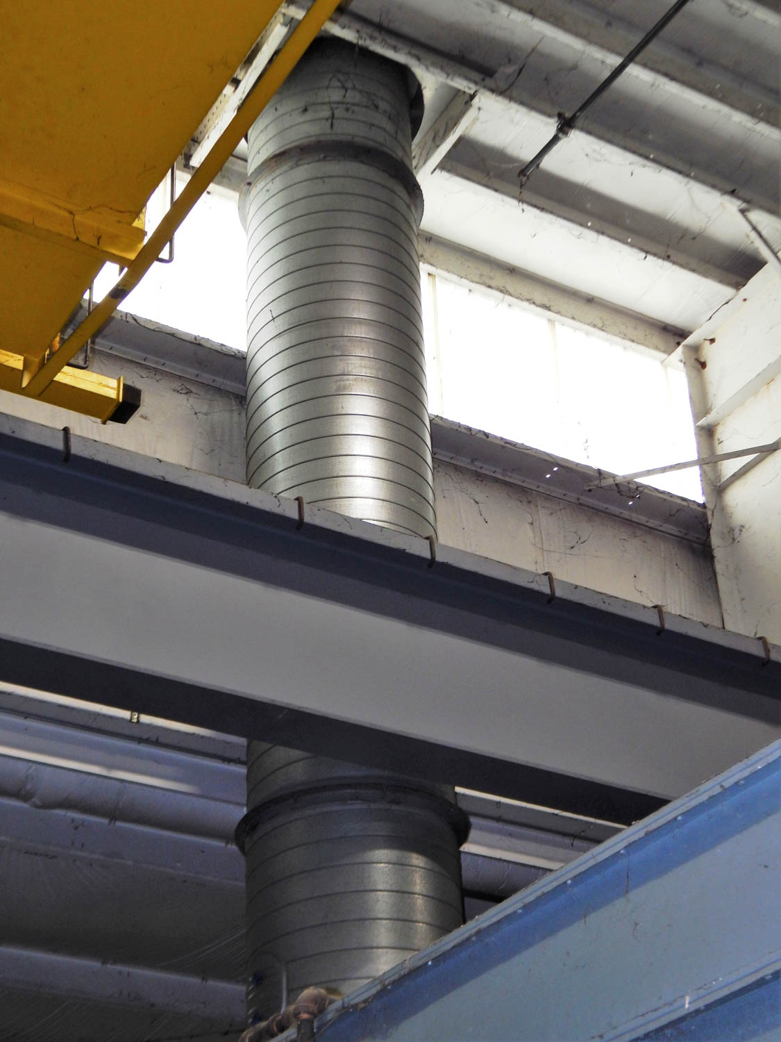 JBI PAINT BOOTH 15' DEEP X 12' WIDE X 10' HIGH, 4' DEEP EXHAUST
