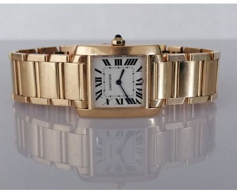 Cartier Tank Francaise 1821 gold - Buy from Timepiece trading ltd UK