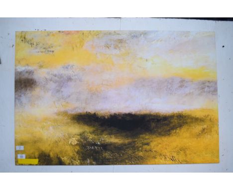 SEASCAPE WITH STORM BY JMW TURNER CANVAS PRINT, 100 X 65CM