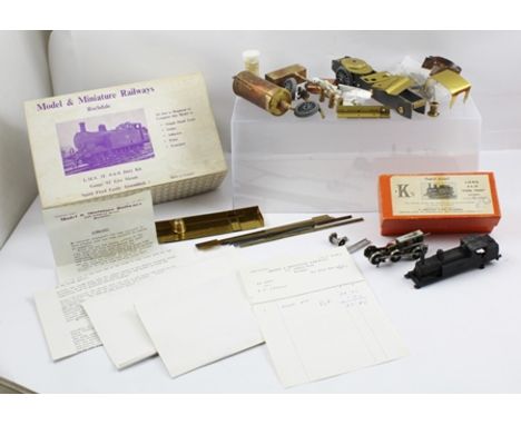 A "MODEL AND MINIATURE RAILWAYS" OF ROCHDALE 0 GAUGE LIVE STEAM MODEL KIT, and L.M.S. 3F 0-6-0 Jinty Kit, in original box, to