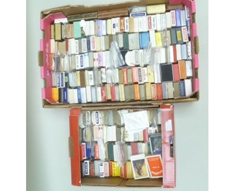 A COLLECTION OF PLAYING CARDS, mostly in original packs (approx 80) 