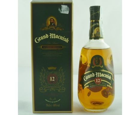 GRAND MACNISH Scotch Whisky, aged 12 years, 40% vol, 1 x 70cl bottle, boxed 