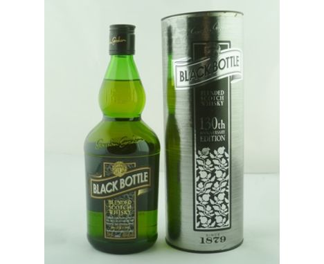 GORDON GRAHAM "BLACK BOTTLE" Blended Scotch Whisky 130th Anniversary Edition, 40% vol, 1 x 70cl bottle, in cylindrical tube 