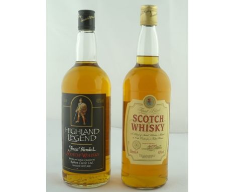 HIGHLAND LEGEND Finest Blended Scotch Whisky, Robert Castle Ltd., 40% vol., 1 x litre bottle FINEST BLEND Scotch Whisky, 40% 