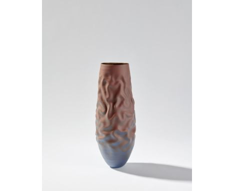 Nicholas Arroyave Portela (born 1972)A River Runs Through It2002ceramic with iridescent glaze, impressed 'NAP'height 20in (51