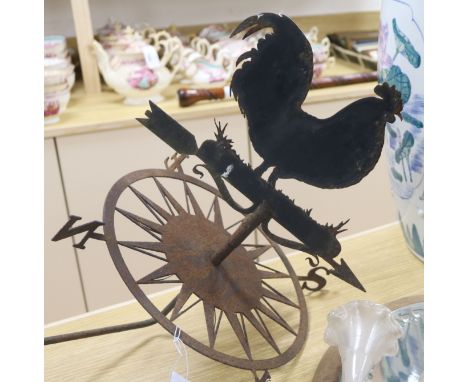 A late Victorian iron weather vane