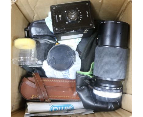 An Olympus SLR camera outfit
