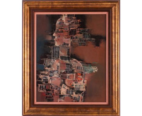 Ho Thu Huu (b.1942) Vietnamese, 'Girl in Blue', lacquer on panel, signed and dated '91, 49.5 cm x 39.5 cm in a gilt frame.Goo