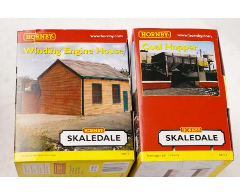 Ten boxed Hornby OO Gauge items, comprising R6397 Car Transporter, R6204 75 Ton Breakdown Crane (incomplete set), R6365 Break