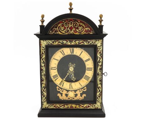 Signed Gaudron case decorated with Boulle technique height 47 cm.This lot will not be shipped outside of the European Union.&