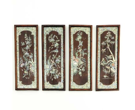 Mother of Pearl inlay, 14 x 39 cm.