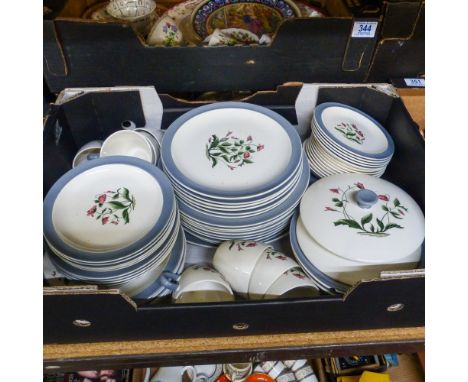 Wedgwood 'Mayfield' Part Dinner/Tea Set To include Two Lidded Tureens (One Chipped On the Handle) One Handled Large Oval Plat