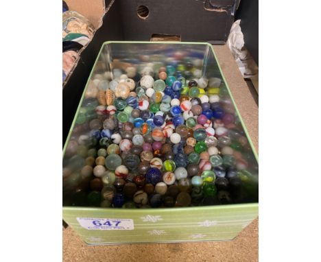 A Collection Of Miscellaneous Marbles