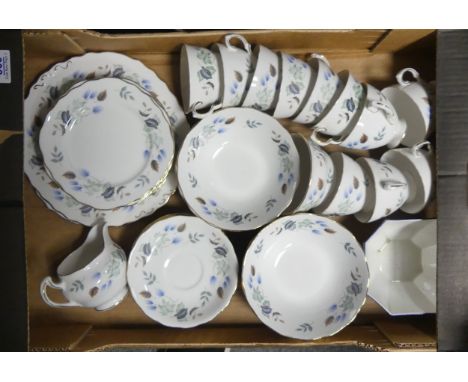 Ridgway Potteries Bone China Part Tea Set 'Colclough' to Include Eleven Tea Cups, Ten Saucers, Twelve Side Plates, Two Sandwi