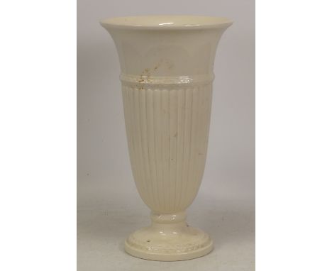 Wedgwood, Creamware Trumpet Vase. Height: 28.5cm