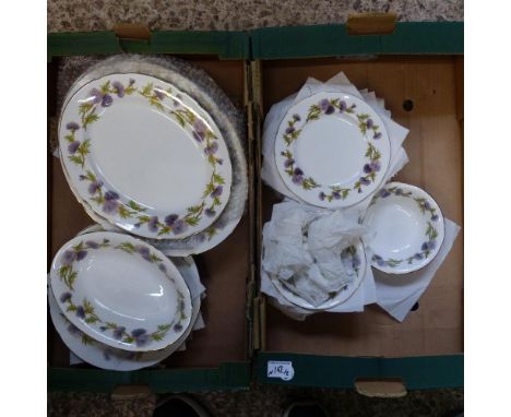 Paragon Highland Thistle tableware- 2 trays