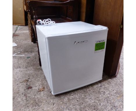 Small LEC Upright Fridge Model number U50052W. With 1 internal shelfHeight 48cm