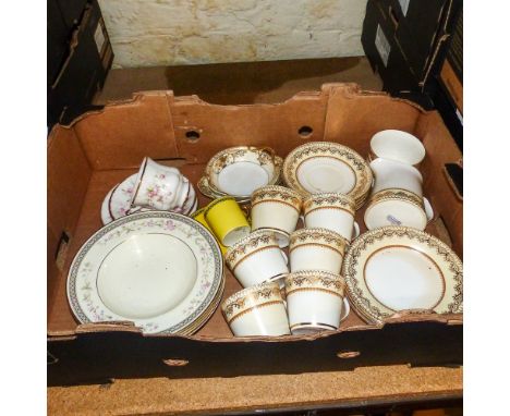 Elizaethan 'Swiss Cottage' Bone China Part Tea Set to include Six Tea Cups, Six Saucer's, Six Side Plates, One Sugar Bowl, On