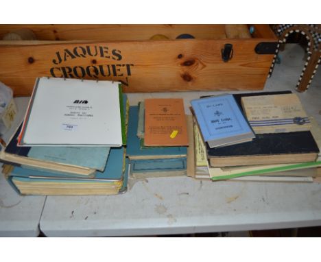 A RAF Pilot's flying manual; a Pilot's license; a Royal Navy Pilot's flying log and various other log books and documents   